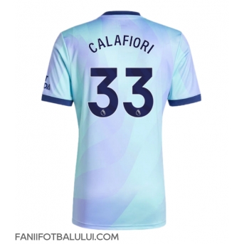 Arsenal Riccardo Calafiori #33 Tricou Fotbal Replică 2024-25 Barbati Treilea